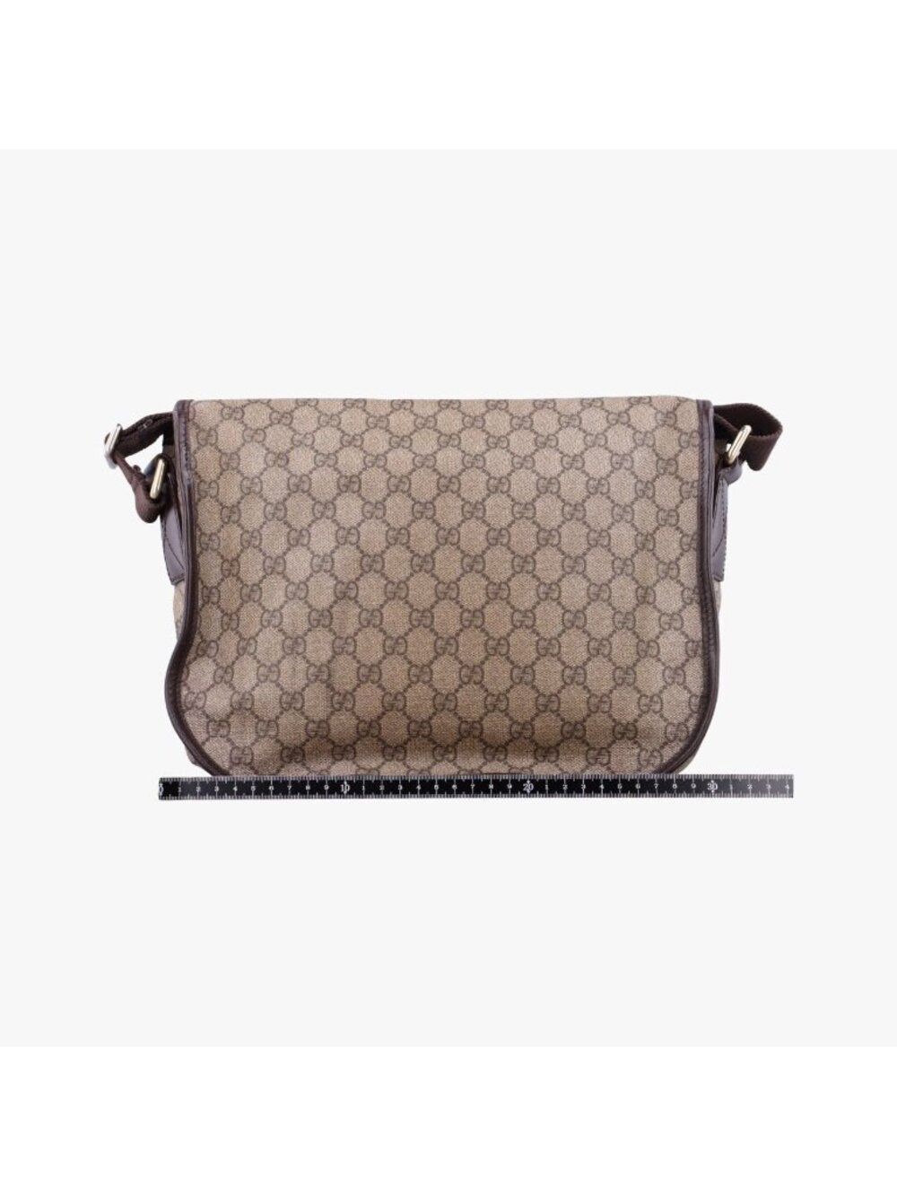 Gucci GG Plus Messenger Brown Leather - Picture 2 of 16
